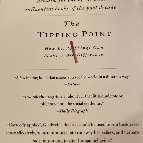 EUC- Book “Blink” by Malcolm Gladwell, The Power of Thinking Without Thinking - Picture 3 of 6